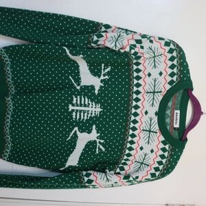 Auburn Reindeer Christmas Sweater